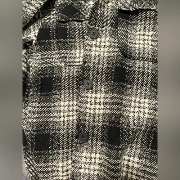 Motel Rocks Plaid Oversized Jacket Size Small - Picture 3 of 5